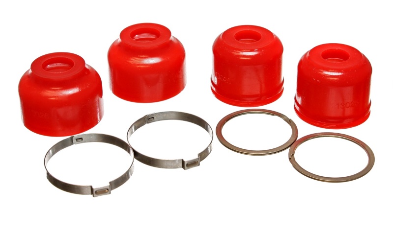 Hummer H1 Ball Joint Dust Boot Set - Front or Rear - Energy Suspension - Hyper-Flex Polyurethane - Red - `94-`06 Hummer H1 Ball Joint Dust Boot Set - Front or Rear - Energy Suspension - Hyper-Flex Polyurethane - Red - `94-`06